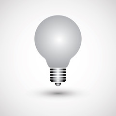 Light bulb. Vector Image.