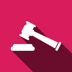 Law, court sign icon