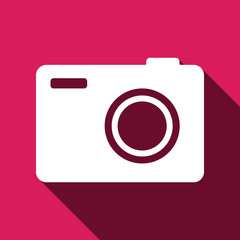 Photo camera sign icon for web and mobile.