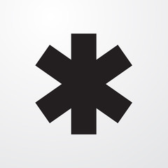 Medical symbol of the Emergency icon