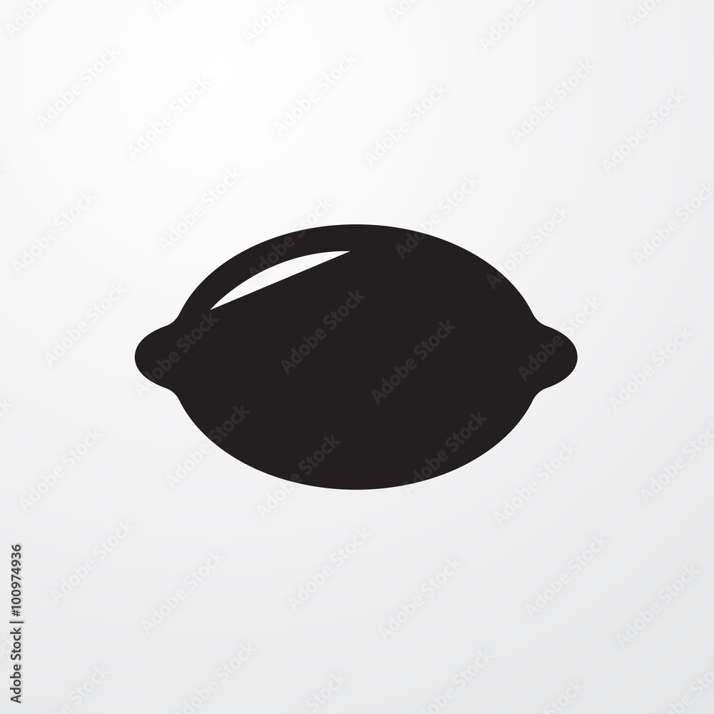 Poster Lemon icon for web and mobile.