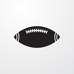 American football sign icon