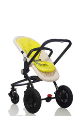 Child pram isolated on the white background