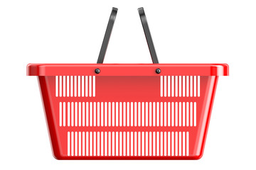 Red shopping basket