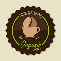 Delicious natural and organic coffee