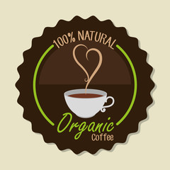 Delicious natural and organic coffee