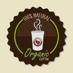 Delicious natural and organic coffee