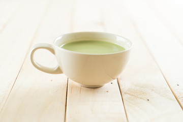 hot matcha latte