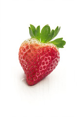Fresh strawberry isolated on white background