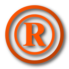 Fototapeta premium Registered mark icon