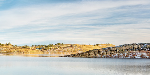 Horsetooth Reservoir panorama