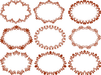 floral frames collection