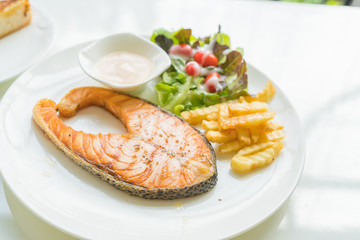 salmon steak