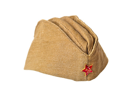 Soviet Army soldiers forage-cap