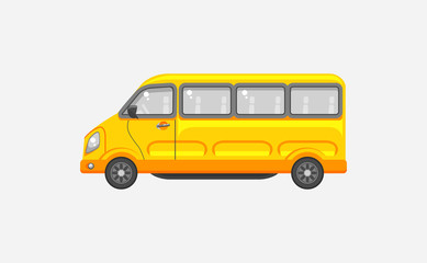 Minibus side view