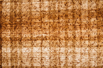 Backlit papyrus sheet