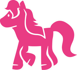 Pink pony