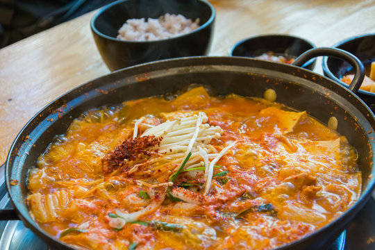 soft tofu soup - korean style