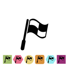 Football flag icon