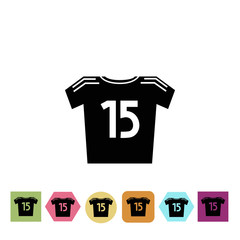 Football shirt icon