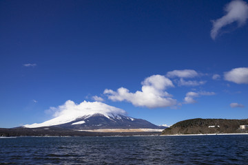 山中湖より富士山