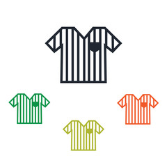 Referee shirt icon