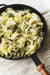 Pappardelle with broccoli
