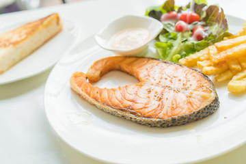 salmon steak