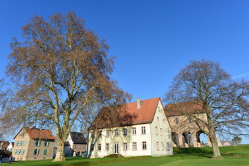 Fototapeta na wymiar Areal Kloster Lorsch Weltkulturerbe