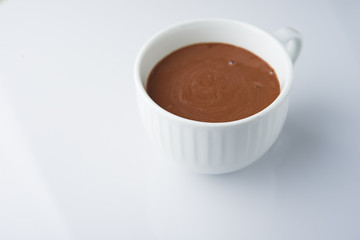 Hot chocolate with marshmallows for special day
