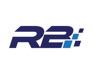 RB digital letter logo