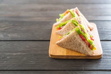 Zelfklevend Fotobehang sandwich © topntp