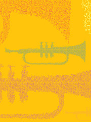 Trumpet Music Event, Jazz Festival (Vector Art)