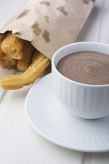 Hot chocolate with marshmallows for special day