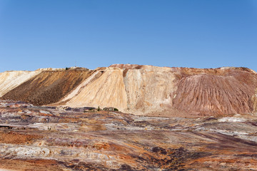 Hermoso enclave turístico de las minas de Ríotinto en la provincia de Huelva, Andalucía