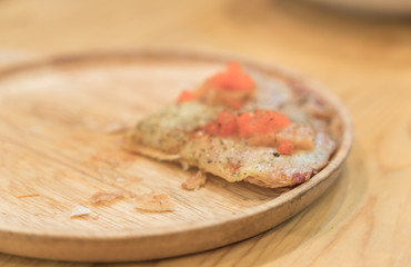 smoked salmon pizza