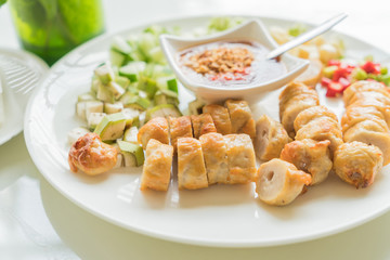 Vietnamese Meatball Wraps