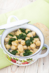 chickpeas with spinach