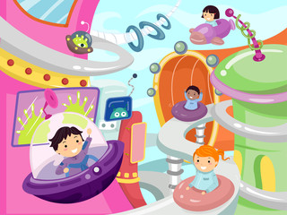 Stickman Kids Future City © BNP Design Studio