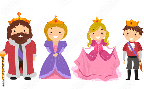 Stickman Kids Royal Family Costume
