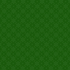 Snowflake pattern on green background