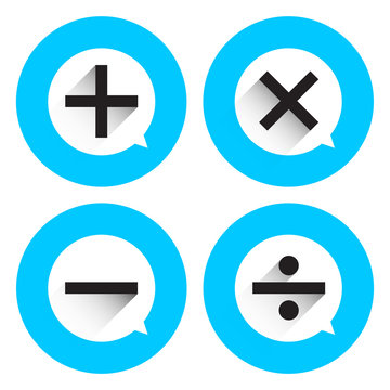 Basic Mathematical icon set