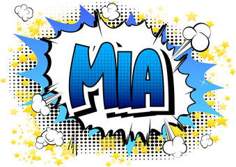 Mia - Comic book style female name.