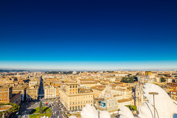 Obraz premium ancient roofs of Rome