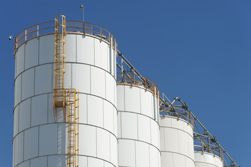 Oil Tank in Chemical Factory