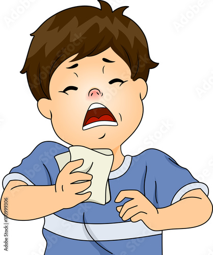 "Sneezing Boy" Stock image and royalty-free vector files on Fotolia.com