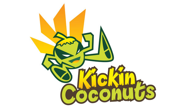 Kickin Coconuts logo.