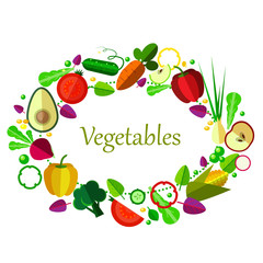 composition with isolated vegetables