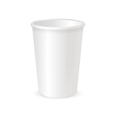 Paper Cup Template. Vector