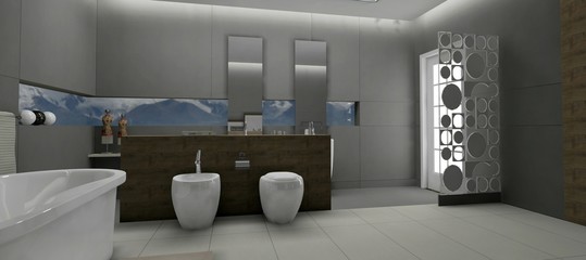 wizualizacja - łazienka